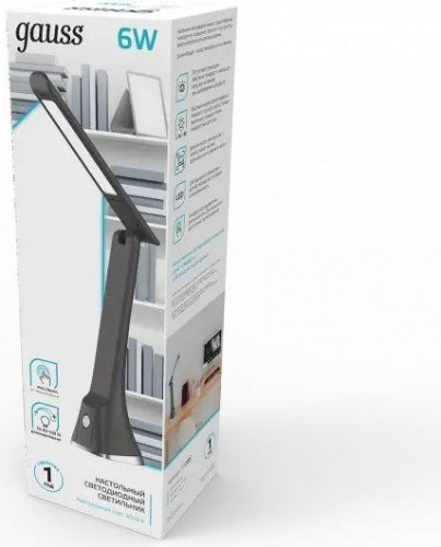 Светильник настольный GAUSS GTL203 6w 380lm 4000k 170-265v черный диммируемый GT2032 - изображение 4