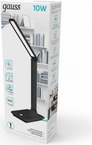 Светильник настольный GAUSS GTL202 10w 550lm 3000-6000k 170-265v черный диммируемый u GT2022 - изображение 3