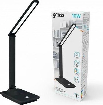 Светильник настольный GAUSS GTL202 10w 550lm 3000-6000k 170-265v черный диммируемый u GT2022 - изображение 4