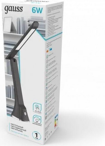 Светильник настольный GAUSS GTL203 6w 380lm 4000k 170-265v черный диммируемый GT2032 - изображение 3