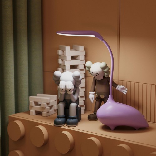 Светильник настольный GAUSS Qplus GTL701 5V Li-ion 1200mA розовый, диммируемый GT7014 - изображение 4