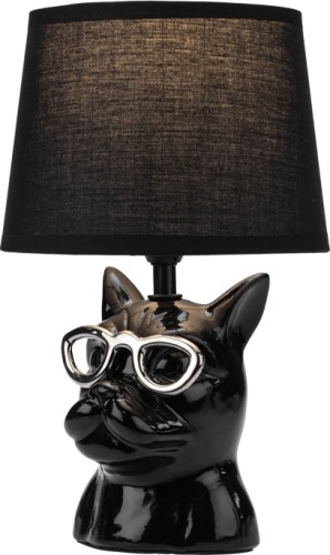 Светильник настольный REXANT 603-1016 декоративный МОБИ "Бульдог", черный - изображение 3