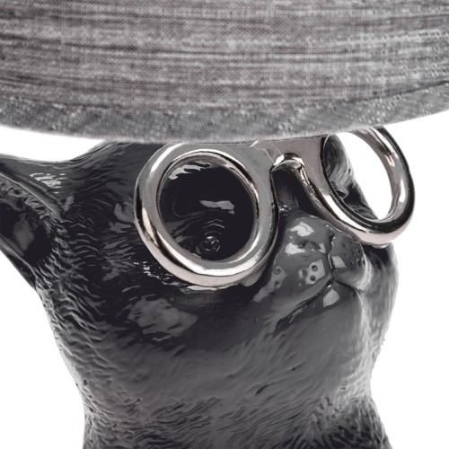 Светильник настольный REXANT 603-1034 декоративный "Кот в очках", черный - изображение 5