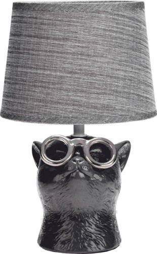 Светильник настольный REXANT 603-1034 декоративный "Кот в очках", черный - изображение 3
