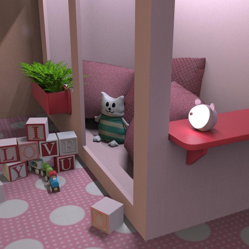 Светильник ночник настольный GAUSS Qplus GTL702 5V Li-ion 1200mA розовый диммируемый NN7024 - изображение 5