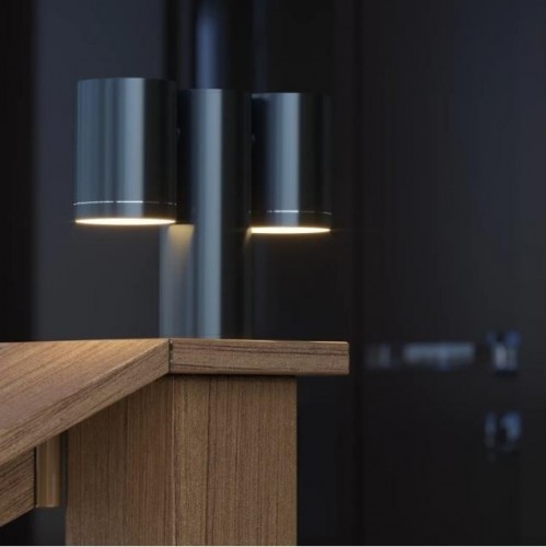 Светильник садово-парковый GAUSS Sonata настенный архитектурный, 2xgu10, 221x155x70mm GD152 - изображение 5