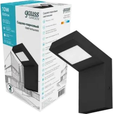 Светильник садово-парковый GAUSS Electra led 10w, 600lm, 4000k, 100x109x160mm GD109