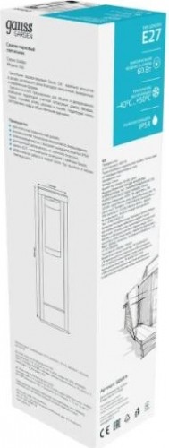 Светильник садово-парковый GAUSS Clio столб 14.2*50cm, 170-240v / 50hz, 1xe27 GD019 - изображение 4