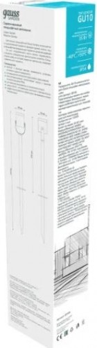 Светильник садово-парковый GAUSS Sonata ландшафтный грунтовой, 1xgu10, 90x70x470mm GD155 - изображение 4