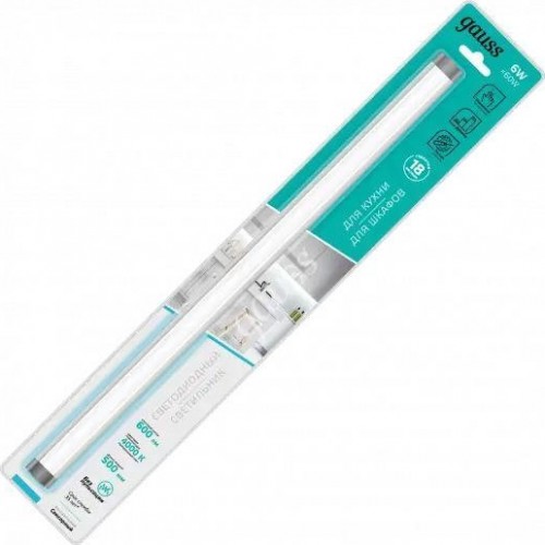 Светильник сенсорный GAUSS G 6w 600lm 4000k 170-260v 500mm диммируемый 9023531206