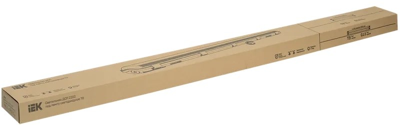 Светильник светодиодный линейный IEK ДСП 2202 под LED лампу 2хT8 1200мм IP65 LDSP0-2202-2X120-K01 - изображение 2