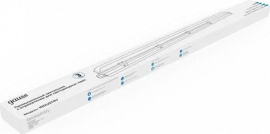 Светильник светодиодный линейный GAUSS СПП спп-т8-g13 industry 220-230v ip65 1260*107*61мм 909410212 - изображение 3
