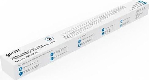 Светильник светодиодный линейный GAUSS СПП спп-т8-g13 industry 220-230v ip65 660*70*61мм 909410160 - изображение 2