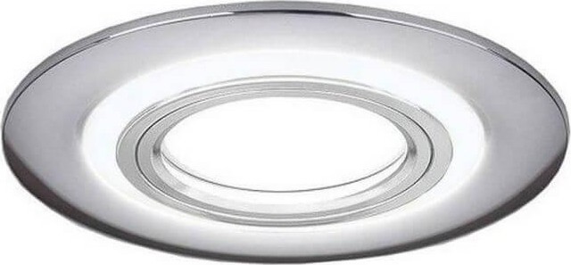 Светильник точечный GAUSS BACKLIGHT кругл. хром. gu5.3, 3w, led 3000k BL141