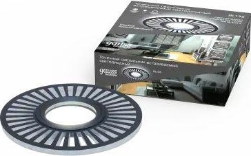 Светильник точечный GAUSS BACKLIGHT кругл./узор. черный, gu5.3, 3w, led 4000k BL135 - изображение 3