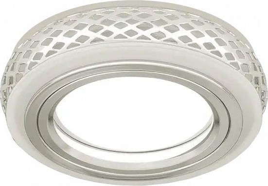 Светильник точечный GAUSS BACKLIGHT кругл. gu5.3, 3w, led 3000k белый матовый BL142