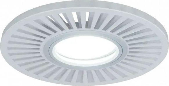 Светильник точечный GAUSS BACKLIGHT кругл./узор. белый, gu5.3, 3w, led 4000k BL136