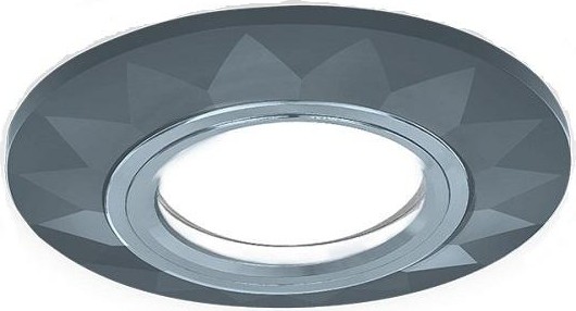 Светильник точечный GAUSS Backlight круг гран. графит/хром, gu5.3, led 4100k BL058