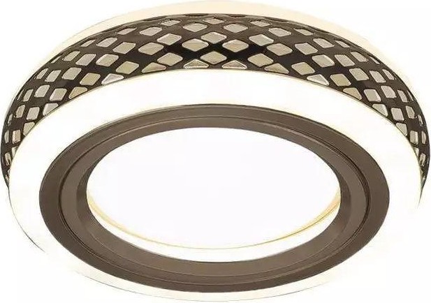 Светильник точечный GAUSS BACKLIGHT кругл. бронза/белый, gu5.3, 3w, led 3000k BL082 - изображение 2