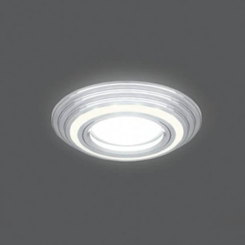 Светильник точечный GAUSS BACKLIGHT кругл. хром. gu5.3, 3w, led 3000k BL138 - изображение 2