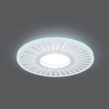 Светильник точечный GAUSS BL136P набор 3w + лампа mr16 6,5w 480lm 4100k gu5.3 led - изображение 2