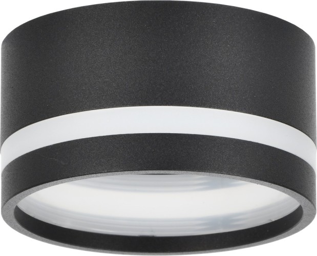 Светильник точечный IEK LIGHTING 4032 GX53 накладной черн.  LT-UPB0-4032-GX53-1-K02