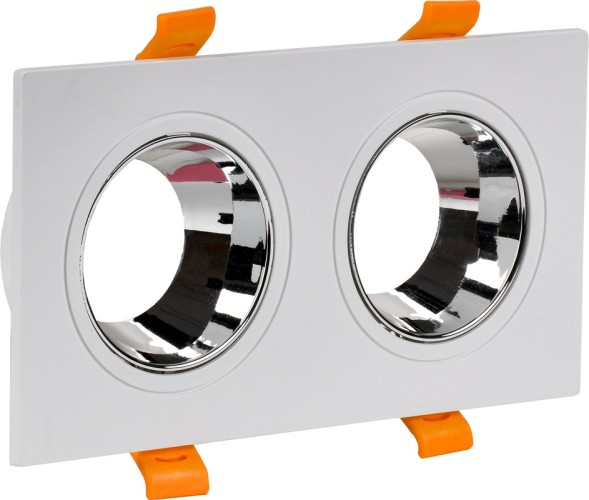 Светильник точечный IEK LIGHTING 4006 GU10 под лампу бел.  LT-USB0-4006-GU10-1-K01