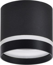 Светильник точечный IEK LIGHTING 4016 GX53 накладной под лампу черн.  LT-UPB0-4016-GX53-1-K02