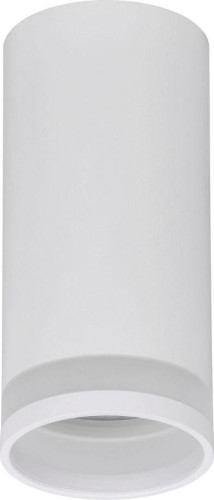 Светильник точечный IEK LIGHTING 4005 GU10 накладной под лампу бел.  LT-UPB0-4005-GU10-1-K01