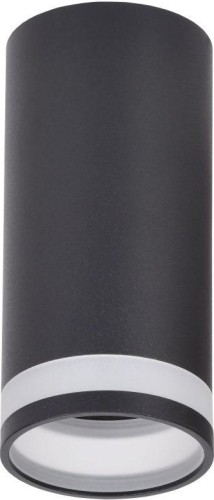 Светильник точечный IEK LIGHTING 4005 GU10 накладной под лампу черн.  LT-UPB0-4005-GU10-1-K02
