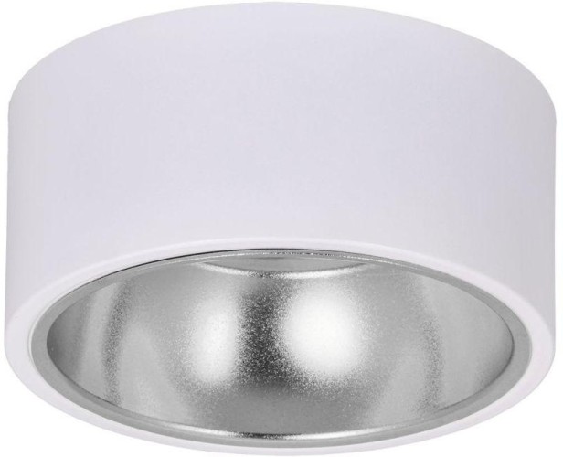 Светильник точечный IEK LIGHTING 4017 GX53 накладной под лампу бел./хром  LT-UPB0-4017-GX53-1-K54