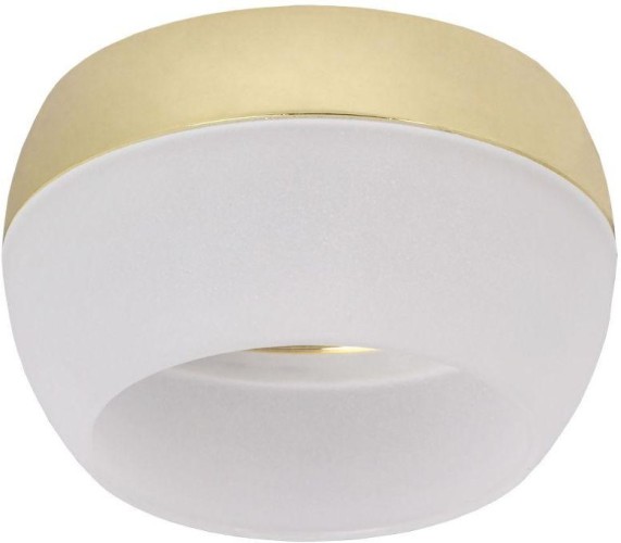 Светильник точечный IEK LIGHTING 4010 GX53 накладной под лампу золото  LT-UPB0-4010-GX53-1-K22