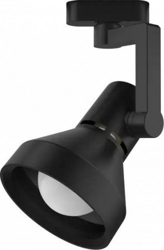 Светильник трековый GAUSS TR013 конус e27 220v ip20 112*230мм черный