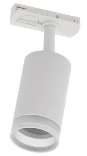 Светильник трековый IEK LIGHTING 4116 GU10 декоративный поворотный бел.  LT-USB0-4116-GU10-1-K01