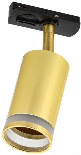 Светильник трековый IEK LIGHTING 4116 GU10 декоративный поворотный золото  LT-USB0-4116-GU10-1-K22