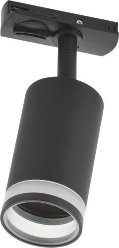 Светильник трековый IEK LIGHTING 4116 GU10 декоративный поворотный черн.  LT-USB0-4116-GU10-1-K02
