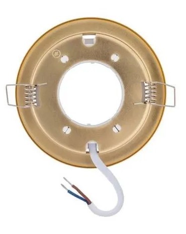 Светильник встраиваемый REXANT 608-003 GX53 золото, пластиковое кольцо - изображение 3