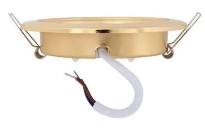 Светильник встраиваемый REXANT 608-003 GX53 золото, пластиковое кольцо - изображение 2