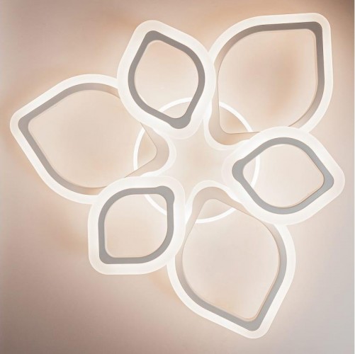 Светодиодная диммируемая люстра GLANZEN LED-0100-LOTUS-white с пультом управления - изображение 2