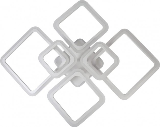 Светодиодная диммируемая люстра GLANZEN LED-0120-SQUARE-white с пультом управления - изображение 3