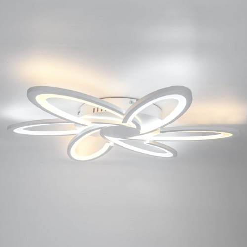 Светодиодная диммируемая люстра GLANZEN LED-0090-SATURN-white с пультом управления - изображение 2