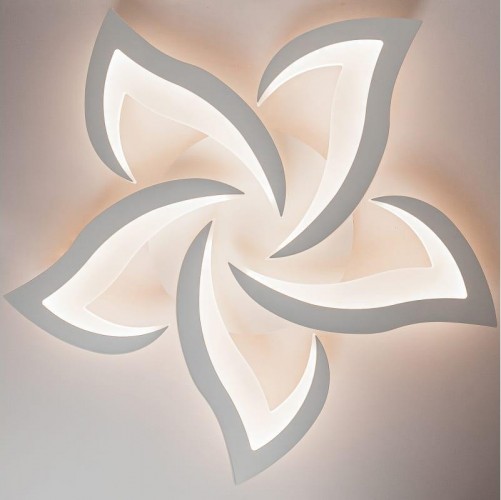 Светодиодная диммируемая люстра  GLANZEN LED-0060-STAR-white с пультом управления - изображение 2