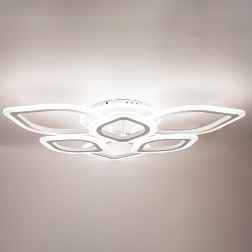 Светодиодная диммируемая люстра GLANZEN LED-0100-LOTUS-white с пультом управления - изображение 3
