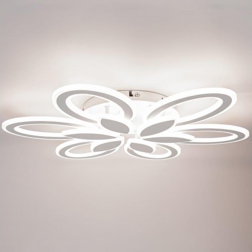 Светодиодная диммируемая люстра GLANZEN LED-0120-CAMELIA-white с пультом управления - изображение 3