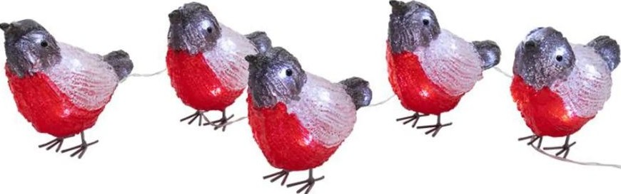 Светодиодная фигура Neon-Night "Семья снегирей" акриловая 13 см 513-346