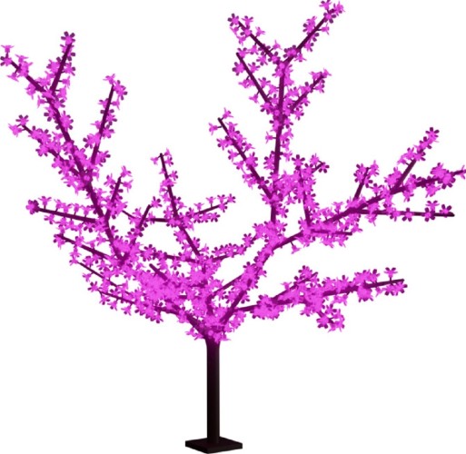 Светодиодное дерево Сакура Neon-Night 531-106 высота 1,5м, диаметр кроны 1,8м, фиолетовые светод