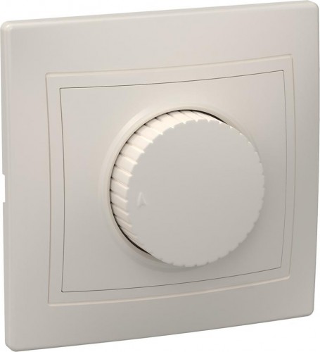 Светорегулятор поворотный IEK КВАРТА ВСР10-1-0 IP20 кремовый EDK10-K33-03-DM