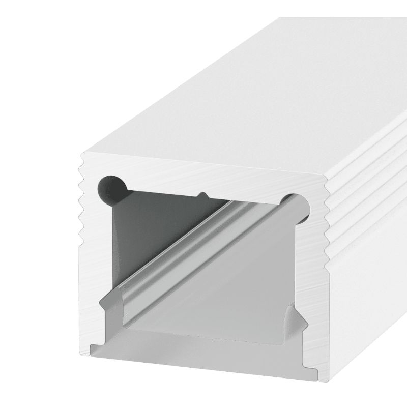 Алюминиевый профиль SWG Design LED LS1613, 2500 мм, белый 010364 - изображение 1