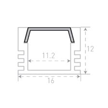 Профиль алюминиевый SWG SF-1612-BL 020194 - изображение 14