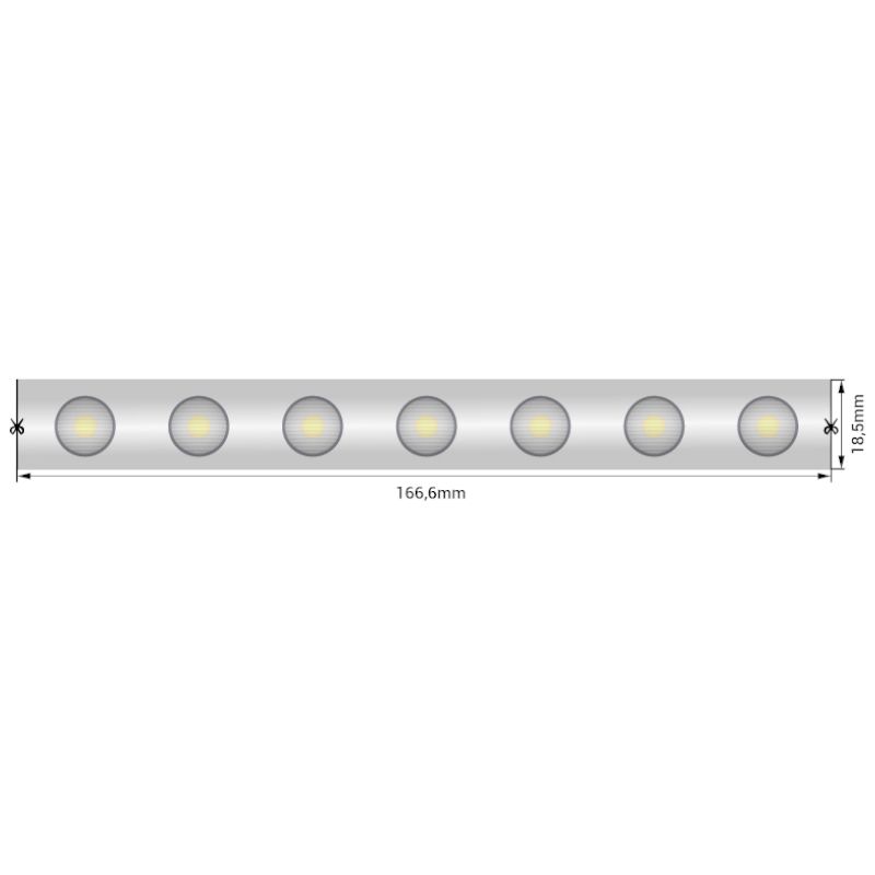 Лента светодиодная SWG wall washer  5050, 42 LED/м, 6,2 Вт/м, 24В , IP67, Цвет: РГБ 008253